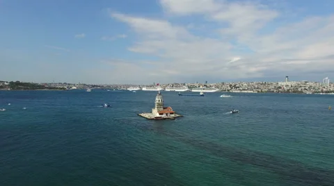 Kız Kulesi/Maiden's Tower Video stock 61044804