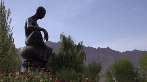 Kizil Thousand Cave Buddha Stock Footage 68412131