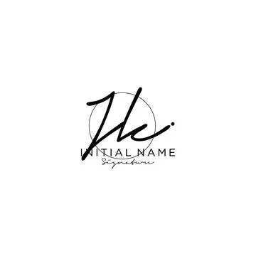KK Initial handwriting logo design Stock Illustration
