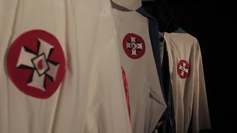 KKK Robes Stock Footage 79109085