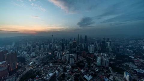 KL Skyline 01d TL Stock Footage 92778509