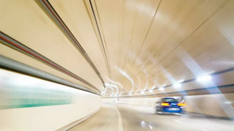 KL Smart Tunnel-Time Lapse Stock Footage 32324801