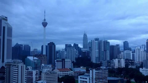 KL Tower 1 Still Stock Footage 145976253
