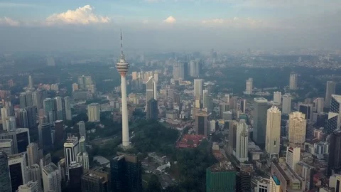 KL tower in kuala lumpur Video stock 97065121
