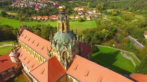 The Kladruby monastery. 스톡 동영상 71955559