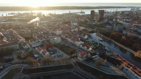 Klaipeda city Stock Footage 103538633