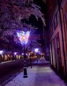 Klaipėda winter Stock Photos