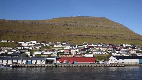 Klaksvik, Faroe Islands Stock Footage 130074470
