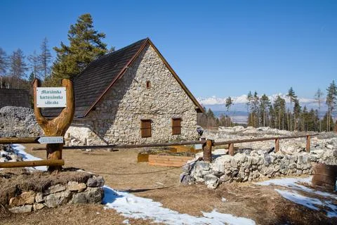 Klastorisko monastery in spring 스톡 사진