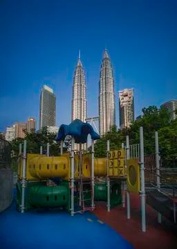 KLCC PLAYGROUND Stock Photos
