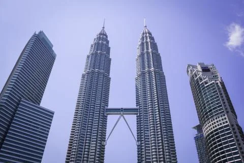 KLCC Twin Tower Foto stock