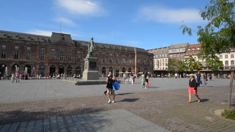 Kleber Place Strasbourg Stock Footage 281485248