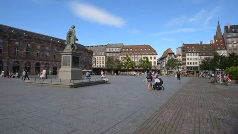 Kleber Square Stock Footage 281484782