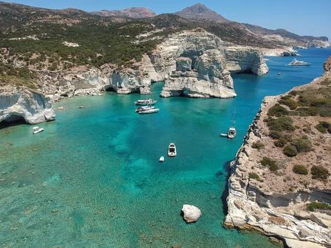 Kleftiko Cove Stock Photos
