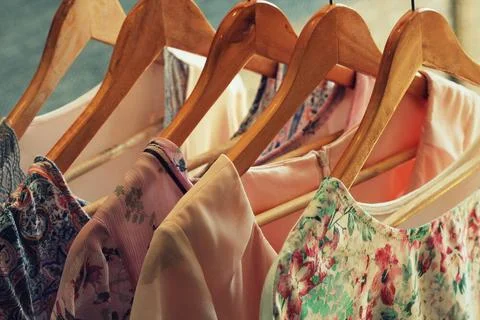 Kleidung,kleiderbügel,garderobe,bekleidung *** clothing,hanger,closet,hang.. Stock Photos