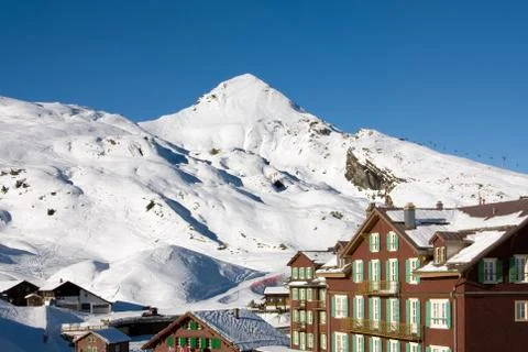 Kleine scheidegg Foto stock