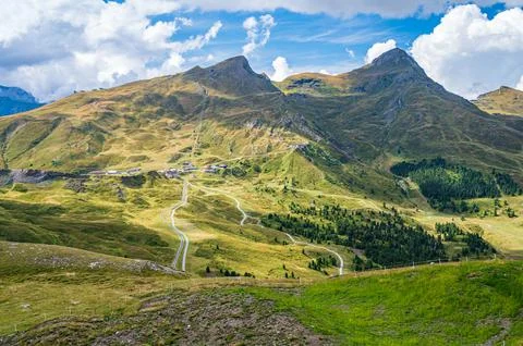Kleine Scheidegg Stock Photos
