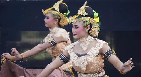 Klenting Sumanding Dance Stock-Fotos