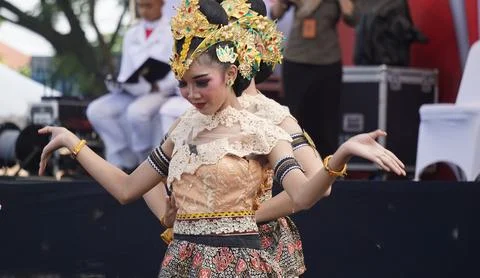 Klenting Sumanding Dance Stock Photos