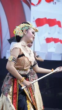 Klenting Sumanding Dance Stock Photos