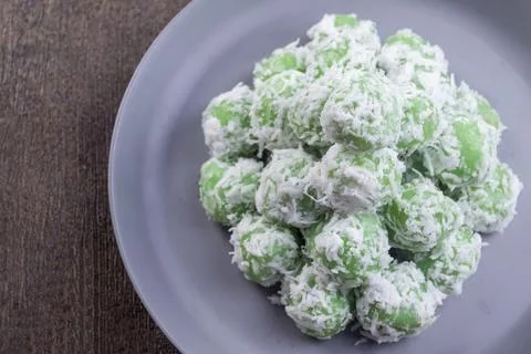 Klepon pandan Stock Photos