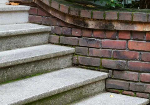 Klinker brick steps Stock Photos