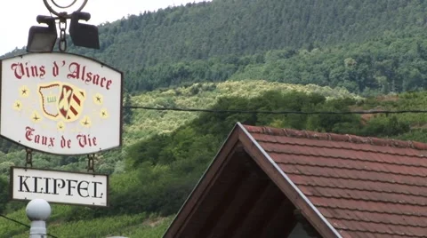 Klipfel sign CLOSE UP Stock Footage