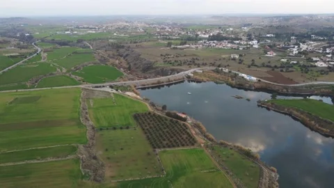 Klirou Dam 스톡 동영상 153728620