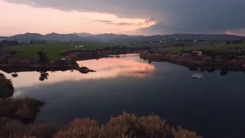 Klirou Dam 스톡 동영상 153742883