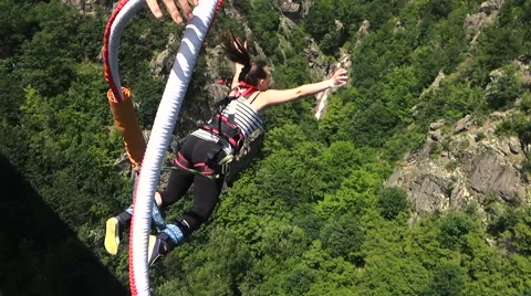 Bungee Jumping from Crane during Sofia Extreme Sports Festival Stock Photo  - Image of festival, bulgaria: 173356722