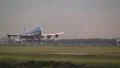 KLM 747 landing HD Footage