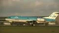 KLM afternoon landing HD Footage