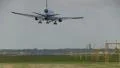 KLM airplane landing at schiphol HD Footage