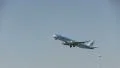 KLM airplane taking off HD Footage
