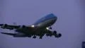 KLM approach in the early morning HD Footage