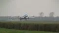 KLM boeing 737 lands at schiphol HD Footage