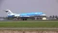 KLM cityhopper Fokker 70 landing HD Footage