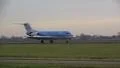 KLM cityhopper landing HD Footage