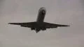 KLM cityjet flies overhead HD Footage