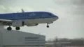 KLM close-up landing HD Footage