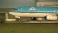 KLM close up landing HD Footage