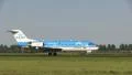 KLM jet landing HD Footage
