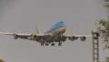 KLM jumbojet on approach HD Footage
