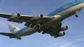KLM Jumbojet flying overhead HD Footage