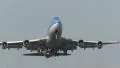 KLM Jumbojet takes off, close up HD Footage