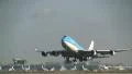 KLM Jumbojet taking off HD Footage