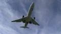 KLM MD-11 flying overhead HD Footage