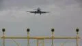 KLM plane approach HD Footage