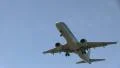 KLM plane flies overhead HD Footage