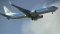 KLM plane in flight HD Footage